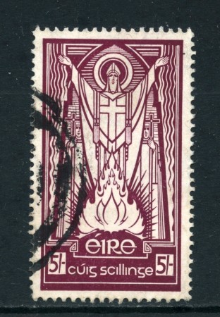 1940 /45 - IRLANDA - 5s.  SAN PATRIZIO - USATO - LOTTO/25985