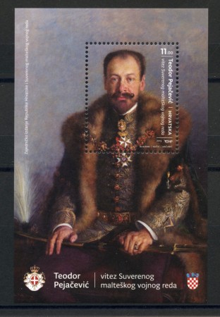2013 - CROAZIA - TEODOR PEJACEVIC  FOGLIETTO - NUOVO - LOTTO/33190