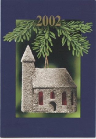 2003 - LOTTO/24340 - SVIZZERA - 90c. NATALE - QUARTINA SU FOLDER AUGURALE POSTE