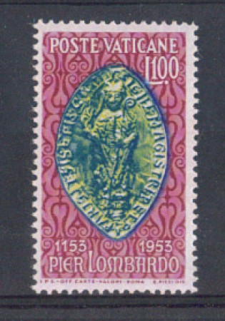 1953 - LOTTO/2633L - VATICANO -  100 LIRE PIER LOMBARDO LING.
