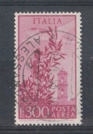 1948 - LOTTO/6044U - REPUBBLICA - POSTA AEREA 300 LIRE  FIL . RU