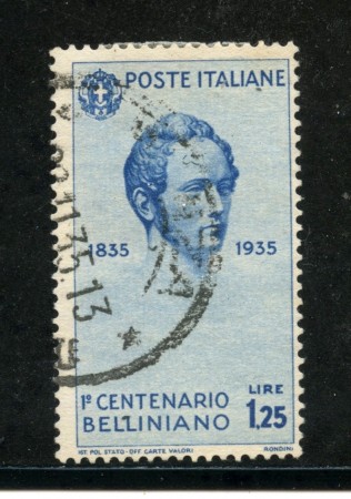 1935 - REGNO - 1,25 VINCENZO BELLINI - USATO - LOTTO/29576