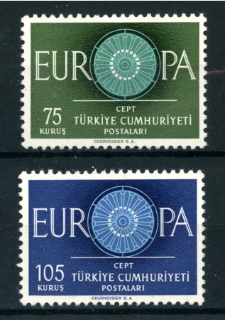 1960 - LOTTO/22868 - TURCHIA - EUROPA 2v. - NUOVI