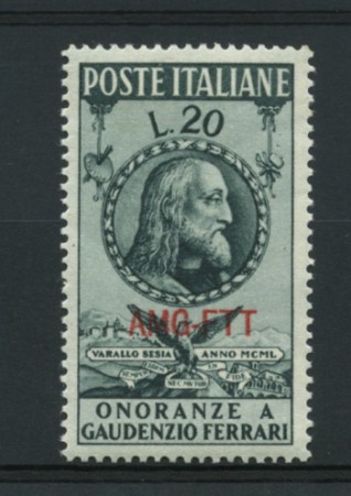 1950 - LOTTO/11666 - TRIESTE A - 20 LIRE GAUDENZIO FERRARI - LING.
