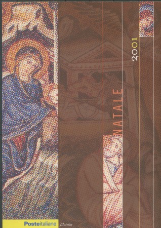 2001 - LOTTO/24307 - REPUBBLICA  - SANTO NATALE FOLDER POSTE