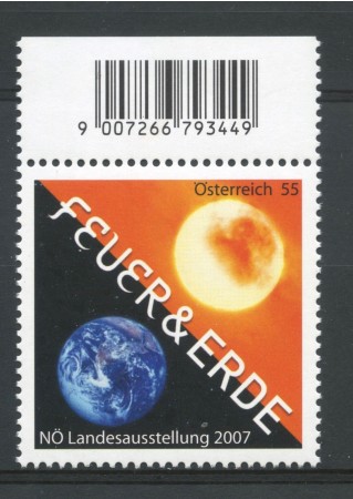 2007 - AUSTRIA - ESPOSIZIONE IL FUOCO E LA TERRA - NUOVO - LOTTO/33392