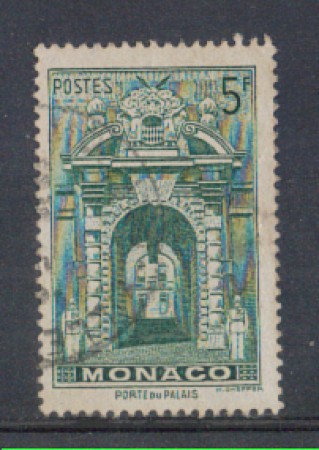 1942 - LOTTO/8576NU - MONACO - 5Fr. VERDE VEDUTE - USATO