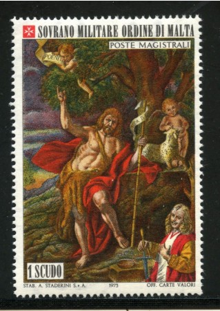 1973 - SOVRANO MILITARE DI MALTA - SAN GIOVANNI. BATTISTA - NUOVO - LOTTO/32244