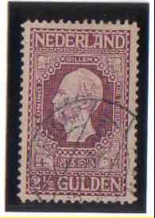1913 - LOTTO/3591 - OLANDA - 2,5g. INDIPENDENZA - USATO