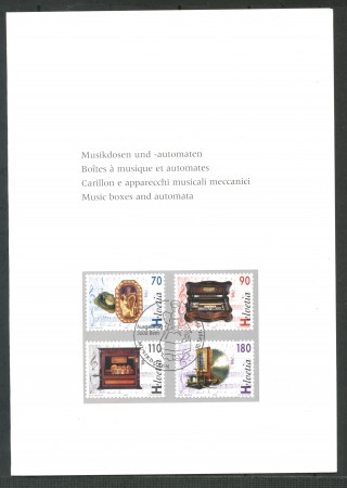 1996 - SVIZZERA -LOTTO/31980 -  BICENTENARIO DEL CARILLON - FOLDER FDC
