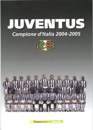 2005 - REPUBBLICA - LOTTO/43342 - JUVENTUS CAMPIONE - FOLDER POSTE ITALIANE