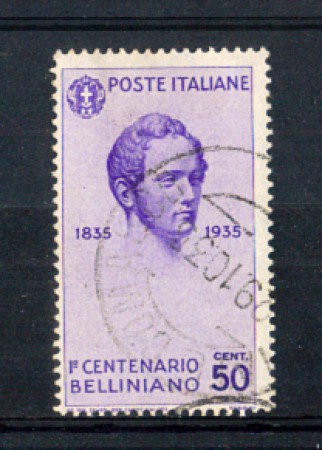 1935 - LOTTO/REG390U - REGNO - 50c. V. BELLINI - USATO