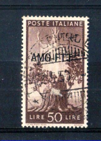 1949 - LOTTO/10245U - TRIEST A - 50 LIRE DEMOCRATICA  USATO