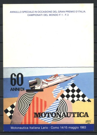 1983 - REPUBBLICA - LOTTO/48480 - CAMPIONATO MONDIALE DI MOTONAUTICA - FOLDER