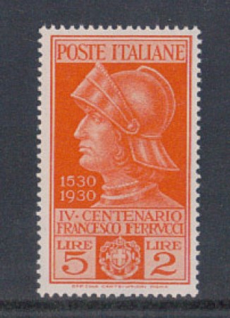1930 - LOTTO/REG280N - REGNO - 5+2 L. F.FERRUCCI - NUOVO