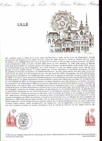 1982 - LOTTO/FRA2238DOC - FRANCIA - LILLE DOC. FILATELICO