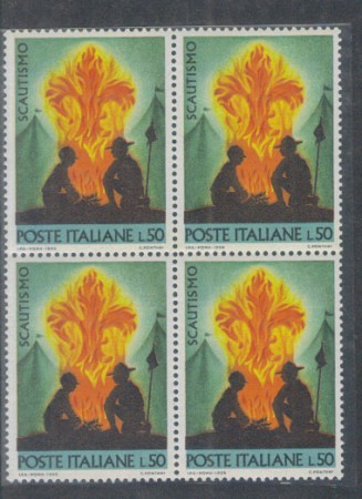 1968 - LOTTO/6500Q - REPUBBLICA - SCAUTISMO QUARTINA