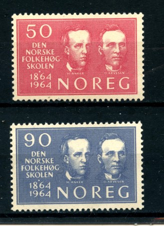 1964 - LOTTO/22893 - NORVEGIA - SCUOLE POPOLARI  2v. - NUOVI