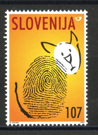 2001 - SLOVENIA - PROTEZIONE ANIMALI - NUOVO - LOTTO/34157
