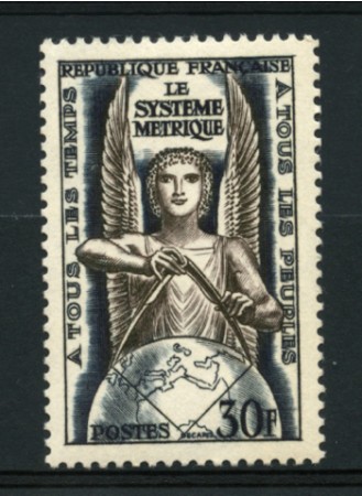 1954 - LOTTO/11913 - FRANCIA - SISTEMA METRICO DECIMALE - NUOVO