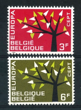 1962 - BELGIO - EUROPA 2v. - NUOVI - LOTTO/25913