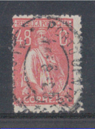 1923 - LOTTO/9669OU - PORTOGALLO - 48c. ROSA - USATO
