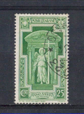 1933 - LOTTO/REG346U - REGNO -  25c. ANNO SANTO - USATO