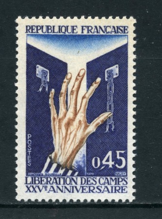 1970 - FRANCIA - 25° LIBERAZIONE - NUOVO - LOTTO/25996