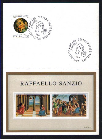 1984 - LBF/3402 - ITALIA - CELEBRAZIONI RAFFAELLESCHE