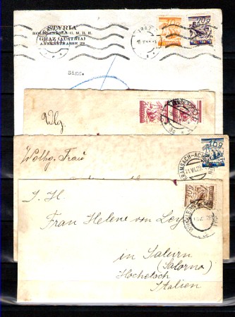 1925/29 - LOTTO/10791 - AUSTRIA - INSIEME DI 4 BUSTE