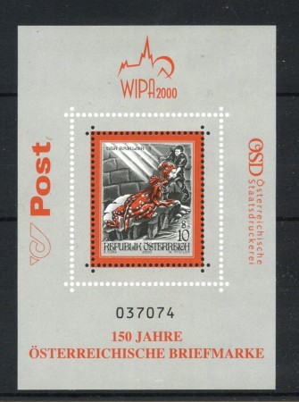 2000 - AUSTRIA - LOTTO/43648 - STORIE ELEGGENDE - FOGLIETTO NUOVO