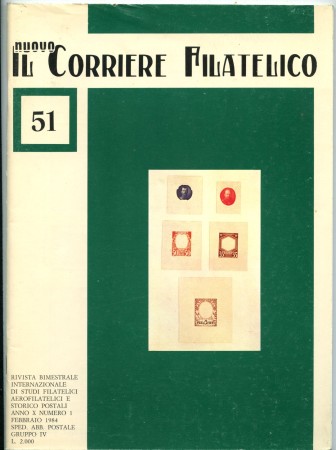 1984 - LOTTO/47625 - IL CORRIERE FILATELICO - RIVISTA DI STUDI FILATELICI N° 1 (51)