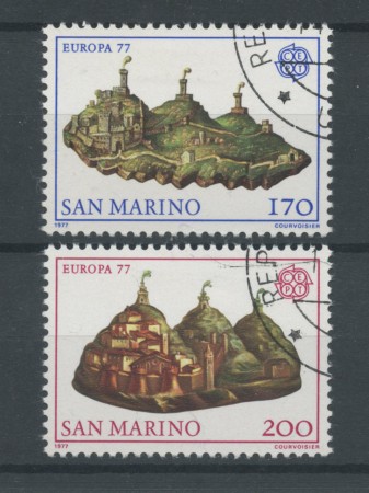 1977 - LOTTO/17597 - SAN MARINO - EUROPA 2v. - USATI