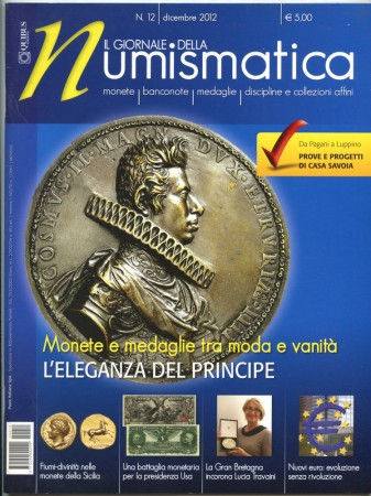 2012 - RIVISTA - LOTTO/43708 - GIORNALE DELLA NUMISMATICA N° 12