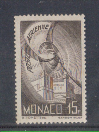 1941 - LOTTO/8573CL - MONACO - 15 Fr. POSTA AEREA