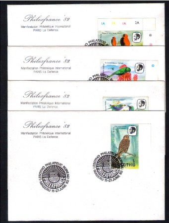 1982 - LOTTO/10146 - LESOTHO - PARTECIPAZIONE A PHILEXFRANCE 82