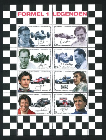 2006 - AUSTRIA - LOTTO/42121 - PILOTI DI FORMULA 1 - MINIFOGLIO NUOVO