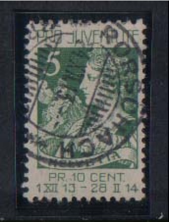 1913 - LOTTO/2723  - SVIZZERA - PRO JUVENTUTE - USATO