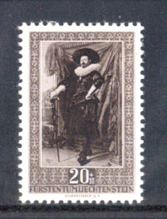 1951 - LOTTO/LIE264L - LIECHTENSTEIN - 20+10r. FRANZ HALS