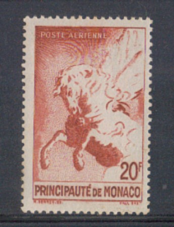 1941 - LOTTO/8573DL - MONACO - 20 Fr. POSTA AEREA