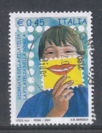 2004 - LOTTO/7489U - REPUBBLICA - GIORNATA FILATELIA - USATO