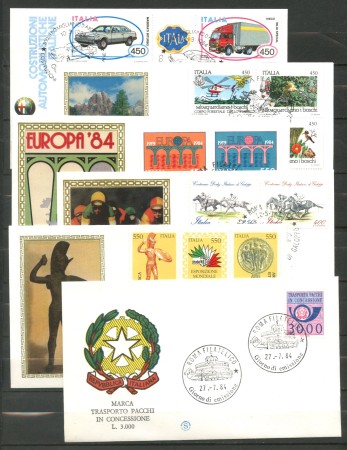 1984 - REPUBBLICA - LOTTO/42526 - ANNATA COMPLETA DI 27 BUSTE FDC FILAGRANO