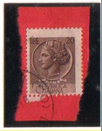 1968 - LOTTO/6487V -  REPUBBLICA - 20 LIRE SIRACUSANA VARIETA'