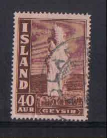 1938/39 - LOTTO/3565 - ISLANDA - 40 AUR BRUNO