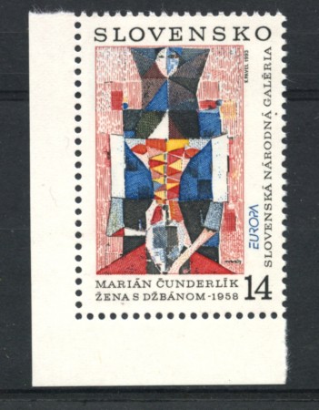 1993 - LOTTO/19548 - SLOVACCHIA - EUROPA ARTE 1v. - NUOVO