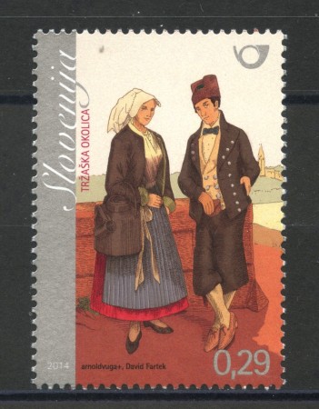 2014 - SLOVENIA - COSTUMI NAZIONALI - NUOVO - LOTTO/34563