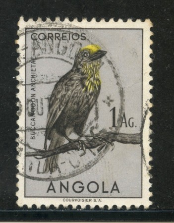1951 - ANGOLA - 1Ag.. UCCELLI - USATO - LOTTO/29007