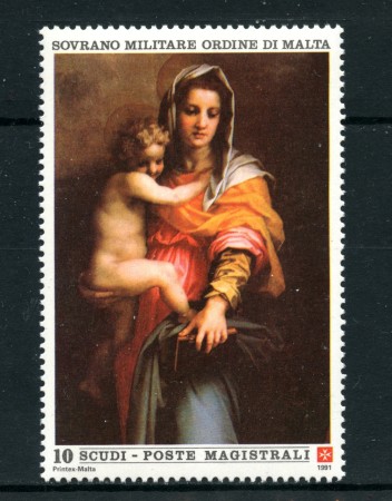 1991 - LOTTO/24689 - SOVRANO MILITARE DI MALTA - NATALE 1v. - NUOVO