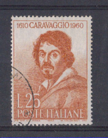 1960 - LOTTO/6363U - REPUBBLICA - CARAVAGGIO 1v. USATO