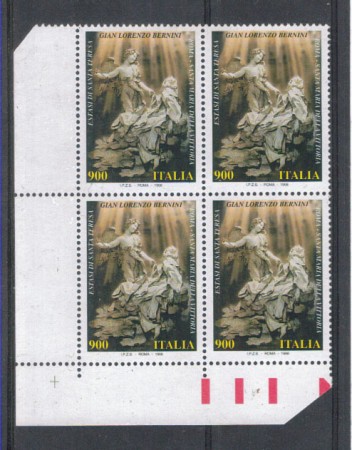 1998 - LOTTO/7218Q - REPUBBLICA - LORENZO BERNINI - QUARTINA
